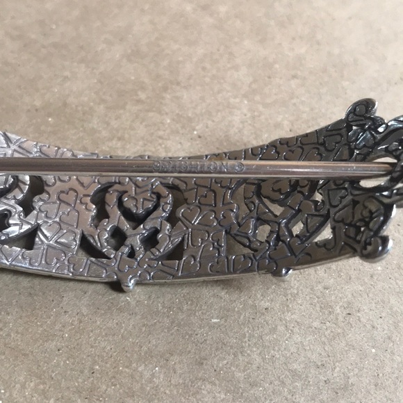 Brighton Accessories Rare Vintage Brighton Hair Clip Silver Toned